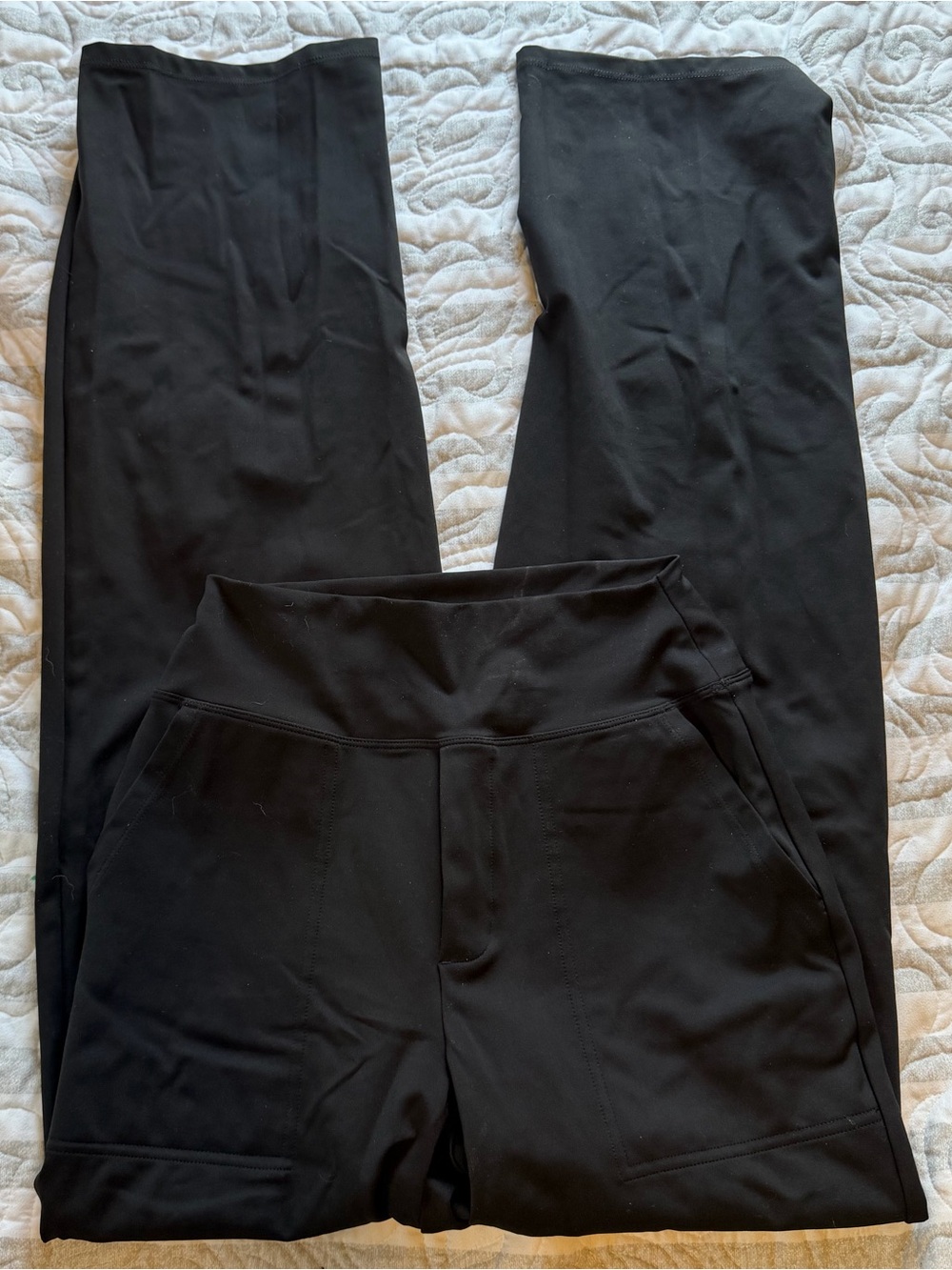 Black Women's Active Pull-On Pants